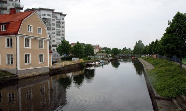 Singles in Karlshamn: view of the city