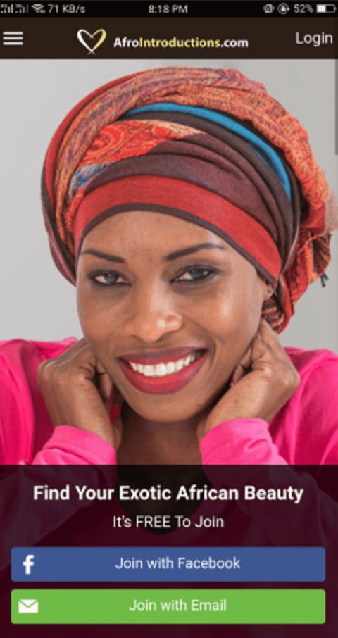 Afro Introductions Mobilapp