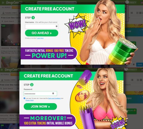 bongacams recension registrering