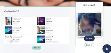Skärmbild av C-Date-webbplatsen