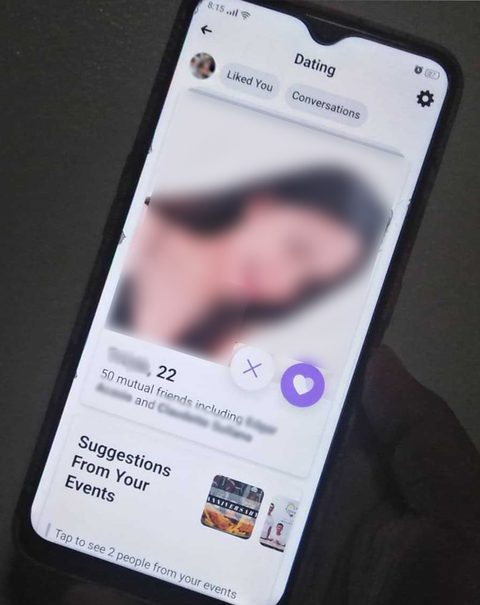 Facebook Dating medlem