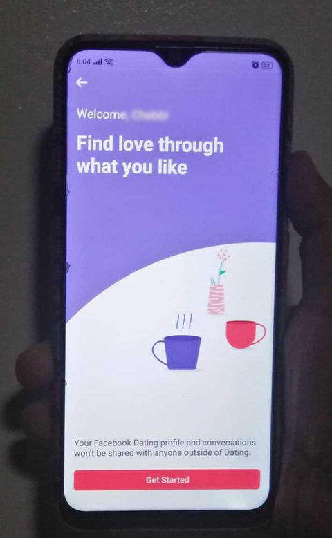 Facebook Dating registrering