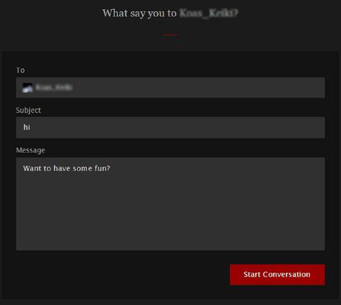 FetLife Meddelanden