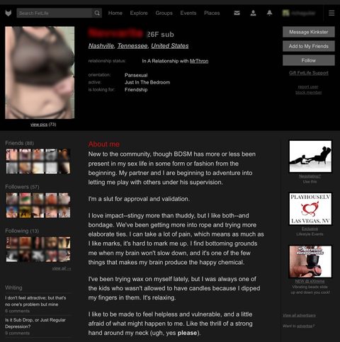 FetLife Profilinfo