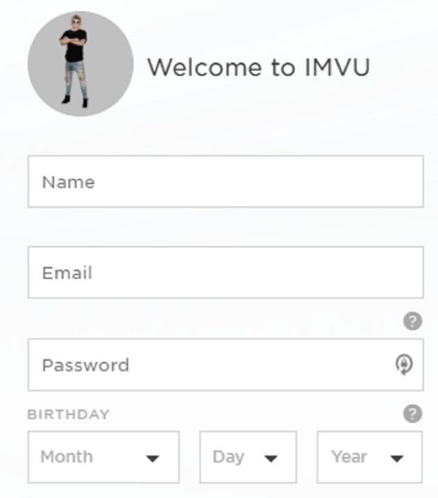Imvu registrering