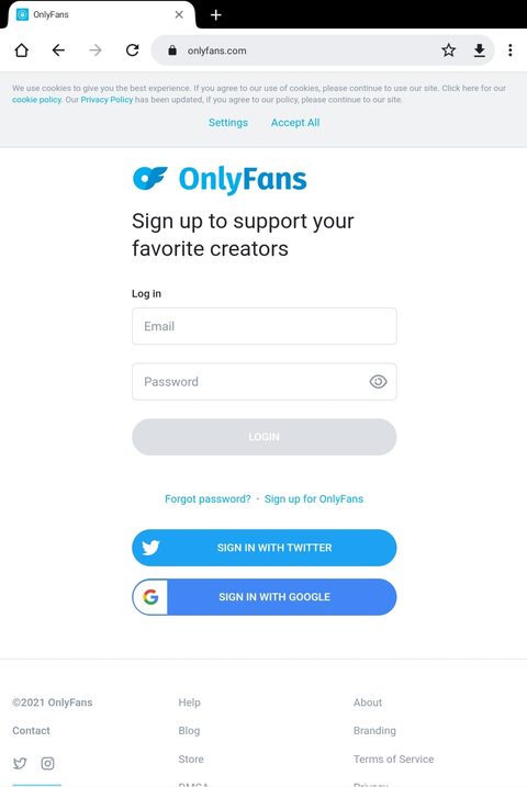 OnlyFans Mobil