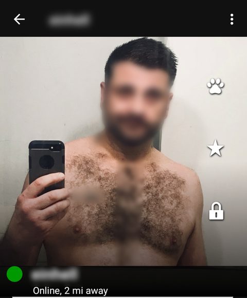 Scruff manlig profil