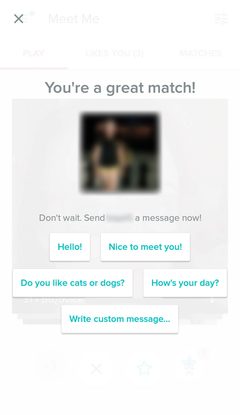 Tagged app matchning