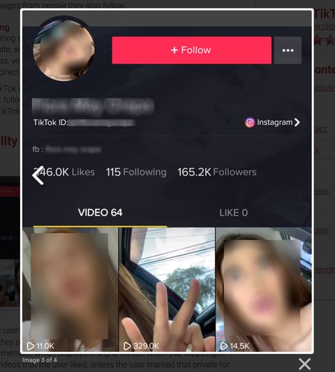 TikTok-profil