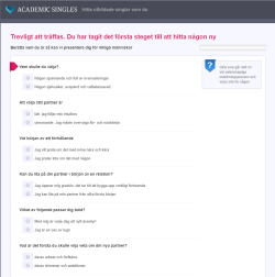 Academic Singles bli medlem