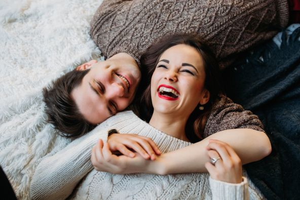 Pareja feliz